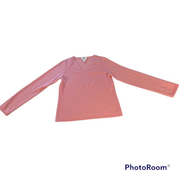 Talbots Pink Cashmere Sweater, Size M - Picture 3 of 7